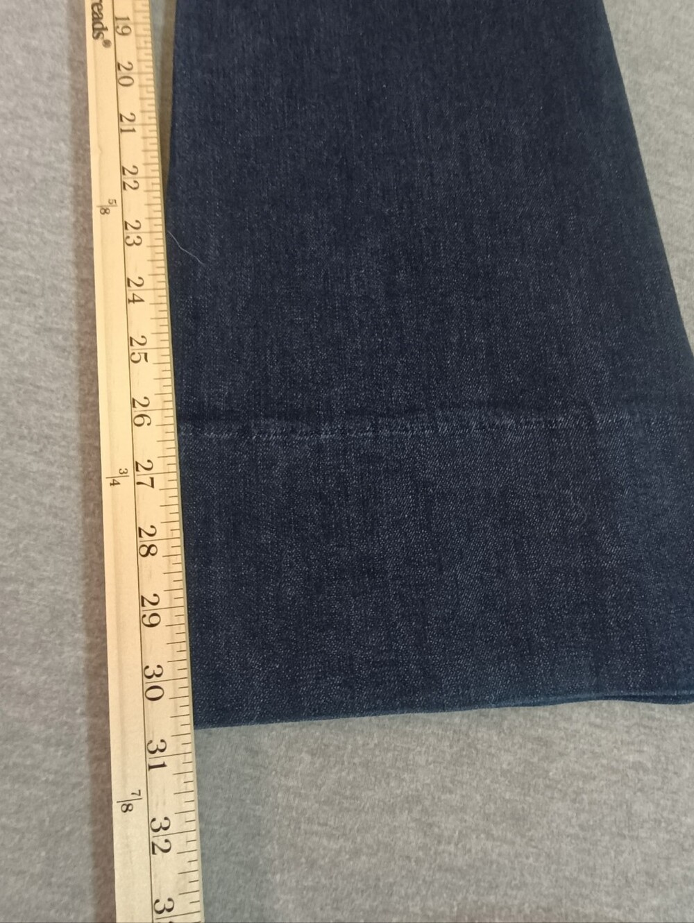 APRICOT Women's Size 26 Regular Dark Blue Flare High-Rise Jeans - Picture 5 of 9